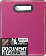 Nakabayashi DF-A401S-BP Bookend, Document File, Foam PP, Vertical Type, Berry Pink