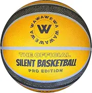 WAWAWEWA The Official Silent Basketball PRO Edition | Size 7 (29.5") ; Anti-Grip Wrap Airless Foam Basketball for Quiet Dribbling and Indoor Training