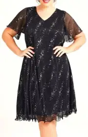 TS TAKING SHAPE plus sz S / 16 Aurora Shimmer Cocktail Dress lined NWT rrp$200!