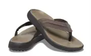 CROCS YUKON VISTA 11 Espresso LITERIDE FLIP thongs Flip Flops Sandals Men