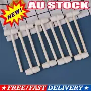 10 Pieces Mini Wooden Hammer Balls Toy Pounder Replacement Wood Mallets Baby OD