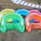 Sealed Design Pool Float Floating Row Ultimate Water Fun Lounge Bed with Handles
