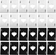 50 Pieces Poker Card Bottle Openers Groomsmen Ace of Spades Bottle Opener Stainl