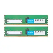 Crucial 32GB (2X 16GB) DDR4 3200MHz PC4-25600 ECC Registered Server RDIMM Memory