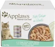 Applaws Fish Deluxe Cat Food 70 G (Pack of 8)