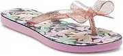 [Roxy] TSD241255 Flip Flops with Thong Ribbon for Girls