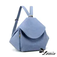 在飛比找博客來優惠-【Lemio】百搭帆布 可變換包形 兩用背包(天空藍)