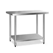 Cefito 1219x610mm Stainless Steel Kitchen Bench 43
