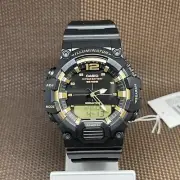 Casio HDC-700-9A Analog Digital Black Resin Stopwatch Sports Quartz Men's Watch