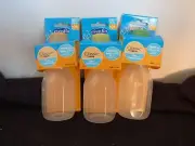 EVENFLO CLASSIC CLEAR 4OZ 120ML BABY BOTTLE 0-3M NEW 3 BOTTLES
