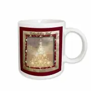 3dRose Glædelig Jul, Merry Christmas in Danish, Tree of Lights Mug