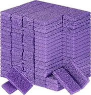 200 Pcs Disposable Foot Pumice Stone Bulk for Feet Pumice Stone Foot Scrubber Dead Skin Pedicure Scrubber Exfoliator Sponge for Feet Callus Remover Bath, Spa, 3.54 x 1.77 x 0.47 Inch(Purple, Purple)
