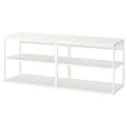 PLATSA open shelving unit, white, 160x40x63 cm