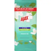 Ajax Disinfectant Cleaning Wipes Green Tea & Jasmine 110 Wipes each