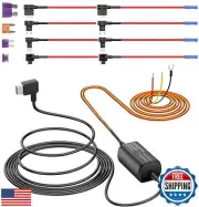 Tecival Dash Cam Hardwire Kit, 11.5ft Type C USB Hardwire Kit 12V-28V to 5V w