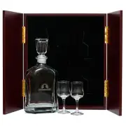 Army History Unit Decanter & Glasses in Display Case