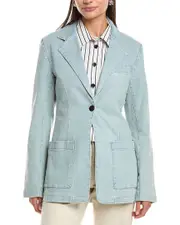 Proenza Schouler White Label Freya Denim Blazer