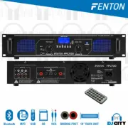 700W Power Amplifier 2-Channel FPL700 PA DJ Amp w/ Bluetooth and MP3 Player