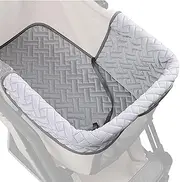 Buhygn Pet Stroller Mats, Waterproof, Removable & Washable Cooling Liner, Pet Stroller Guard, Easy Maintenance Material, Secure Magnetic Design, 37cm, For Travel & Daily Use