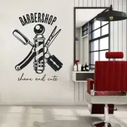 Barbershop Wall Decal