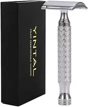 316L Stainless Steel Men's Manual Shaver Classic Double Edge Safety Razor