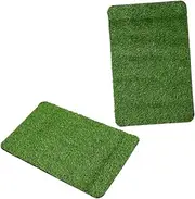 TOYANDONA Versatile Artificial Grass Door Mats Pcs Synthetic Turf Rug Pet-Friendly Dog Grass Pad for Entrance Area
