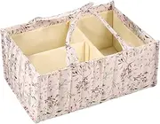 Baby Diaper Caddy Organizer, Portable Newborn Baby Basket, Felt Cloth Nursery Storage Bin Nappy Changing Organizer Car, Travel Organizer for Mom Newborn Kids Child
