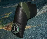 NEW PRG VANTO Leather Blade Putter Head Cover MUIRFIELD VILLAGE GOLF CLUB Black