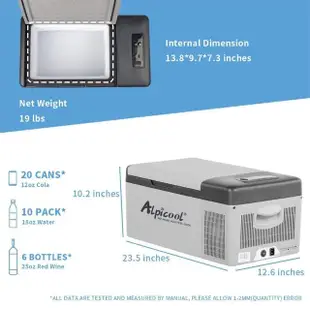【Alpicool 冰虎】C15 車用移動冰箱(壓縮機製冷 露營冰箱 行動冰箱 冰箱 製冰 車宿 野營)