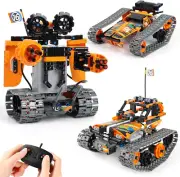 Building Toys STEM Robot Kit for Kids Ages 8-12, Remote Control Erector Sets Eng