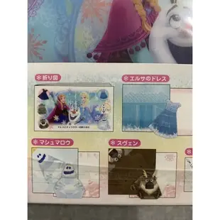 東京迪士尼樂園 Tokyo Disney Resort 冰雪奇緣 安娜 艾莎 雪寶 麋鹿 衣服 摺紙 便條紙