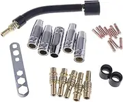 ALAGPNPMZH MB15AK Welding Torch Tip 0.8mm Conical Nozzle Kit Welding Nozzle