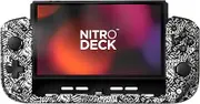 CRKD Nitro Deck - Professional Handheld Controller Deck with Zero Stick Drift for Nintendo Switch and Switch OLED (Rocket League Silver Edition)