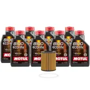 8L Motul 8100 ECO-LITE 5W30 Wix Filter Motor Oil Change Kit For Land Rover Volvo (for: Volvo)