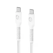 Bonelk Long-Life Easy Grip 1.5m 240W USB-C to USB-C Cable (White)