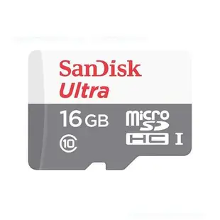 SanDisk Ultra microSD UHS-I 記憶卡-白 16GB-RM477