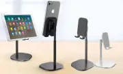 Cell Phone Stand, Fully Foldable, Adjustable Desktop Phone Holder Cradle Dock