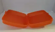 Tupperware Sandwich Keeper in Coral 2022 Design Brand New