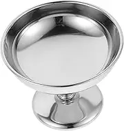 OHPHCALL Yogurt Parfait Cups: Stainless Steel Containers - Pedestal Dessert Bowls for Ice Cream/Sundaes - Restaurant & Bakery Essentials