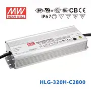 Mean Well HLG-320H-C2800B Power Supply 319.2W 2800mA - Dimmable