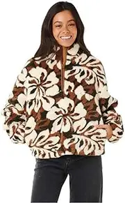 [Rip Curl] Cala Nights Quarter Zip Polar Fleece Womens in Natural
