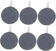 FONDOTIN 6pcs Bubble Pump Pond Fountains Solar Fish Tank Water Outlet Tanks Inflatable Pool Dispenser Inflatables Solar Fountain Clear Diffusers Grey Gravel