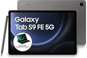 [Samsung] Galaxy Tab S9 FE Android Tablet, 10.9 inch Display, 128GB Memory, with S Pen Long Battery Life, 5G, Grey + 36 Month Warranty [Amazon Exclusive]