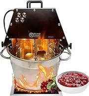 Automatic Food Mixer Pot Stirrer Mixer, Electric Food Stirrer Pot, 10L Stainless Steel Stand Food Mixer with Double Stirring Paddle & Auxiliary Fan, for Mixing Jam,Sauce,Sticky Filling