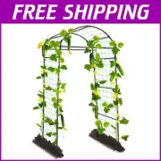 Rust-Proof Cucumber and Tomato Trellis - Weatherproof Arbor for Outdoor Gardens