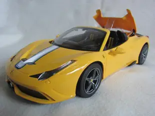 【KENTIM玩具城】 1:14全新法拉利Ferrari 458 Speciale A黃RASTAR遙控車