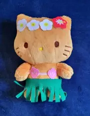 Hello Kitty Hawaiian Plush Doll Hawaii, Great Valentines Gift