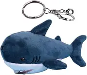 [LIFKOME] Cute Shark Keychain Plush Pendant Keychain Accessory Adorable Bag Pendant for Women Men Boys and Girls