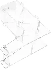 Hohopeti DIY Game Board Dice Tower Roller Acrylic Dice Tower with Tray for Tabletop Games