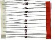 Reland Sun 100pcs 1W Zener diode DO-41 3V 3V3 3V6 3V9 4V3 4V7 5V1 5V6 6V2 6V8 7V5 8V2 9V1 10V 11V 12V 13V 15V 1N4733A 1N4742A 1N4728A (1N4733A 5V1)
